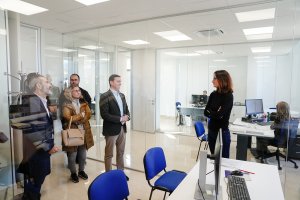 Inauguración de la nueva sede de asistencia a municipios en Rioja.