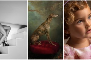 Fotografías nominadas de Clemente Jiménez (libre creación), Carmen Pascual (libre creación) y Mª Luisa Giménez (infantil).