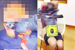 Dos fotogramas del vídeo.