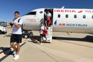 La plantilla ha vuelto al Estadio de los Juegos Mediterráneos.