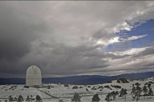 Imagen tomada por las cámaras de Calar Alto hace unos días.