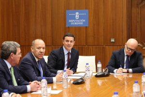 Javier A. García, en la reunión de la FEMP en Orense.