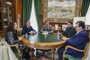 Alfonso García, ha realizado esta mañana su primera visita institucional a la Diputación Provincial.