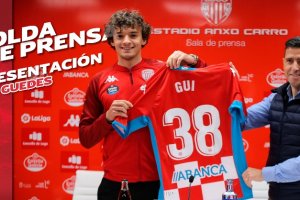 Guedes y Molina en la presentación este miércoles en el Anxo Carro.