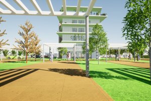 Así será la futura residencia de Mayores de Mirasierra en Almerimar.