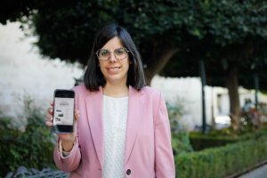 La alcaldesa de Laujar de Andarax, Almudena Morales.
