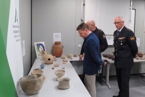 Algunas de las piezas recuperadas.