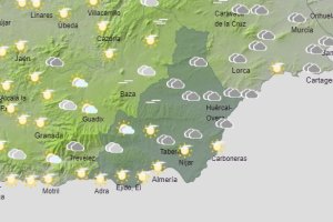 Previsión del tiempo en Almería para este martes.