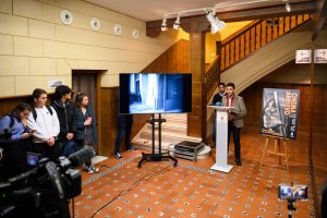 Presentación hace unos días en la Casa del Cine de un ciclo en el que colabora Promoción de la Ciudad.