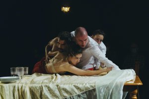 La obra Tragantona de la compañía La Chivata Teatro. Foto: Luz Soria