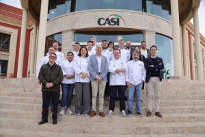 Foto de familia en la presentación de la Jornada Gastronómica de CASI