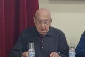 Anastasio Campoy Alías participando en un acto tiempo atrás.