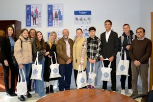 Estudiantes ucranianos en la UAL.