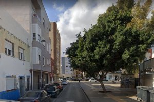 La calle Úbeda, donde ha ocurrido el incendio.