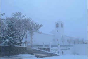 Imagen de archivo de una nevada en el municipio almeriense de María.