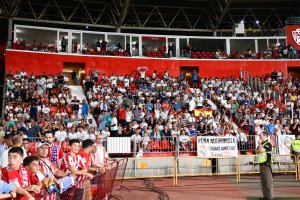 Ambientazo en el partido de la primera jornada. El 14 de agosto vino el Real Madrid a Almería.