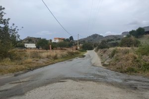 Imagen de la carretera que va hacia Mojácar