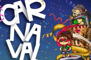 Imagen del cartel de Carnaval de Tabernas 2023.