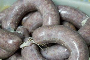 Archivo de morcillas preparadas artesanalmente.