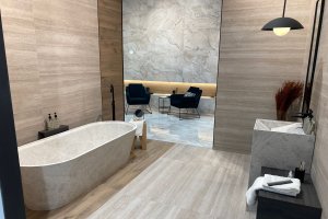 Overlit, la marca de interiorismo de CuellarStone, se presenta en CEVISAMA.