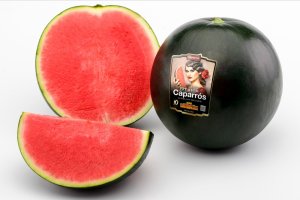 Imagen de la galardonada sandía sin pepitas Premium de Caparrós