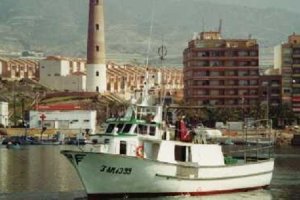 Puerto pesquero de Almería.