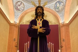 Jesús Cautivo de Medinaceli, en este besapiés de 2023.