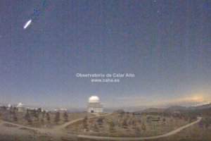 Imagen captada por las cámaras del Observatorio de Calar Alto.