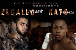 El cartel de la velada de boxeo.