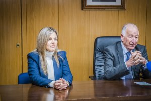 Rocío Sánchez y Gabriel Amat.