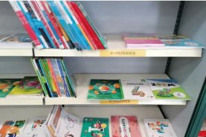 Libros de texto de Educación Primaria.