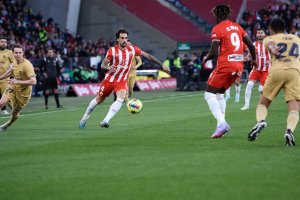 Eguaras en el Almería-Barcelona.