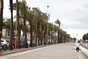 Imagen del paseo marítimo de Almería.