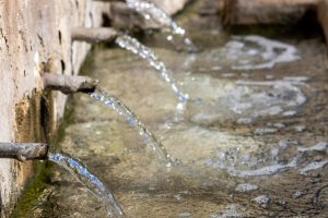 Detalle de la fuente de los Cuatro Caños de Albox.