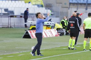 Almería-Oviedo, (1 de mayo de 2021), el día que debutó Rubi en el Almería.