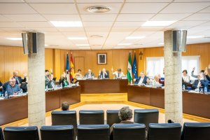 Pleno del Ayuntamiento de Roquetas de Mar.