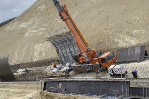 Obras del AVE en Cuevas del Almanzora.