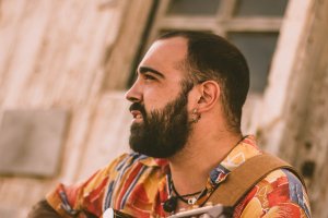 José Carlos Escobar en concierto.