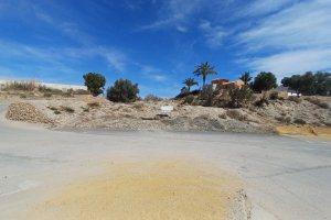 Imagen de la zona donde se mejorará el acceso a la pedanía cuevana.