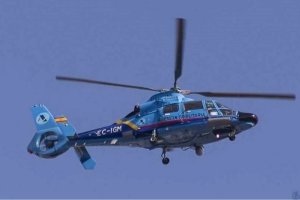 Helicóptero de Aduanas/Vigilancia Aduanera.