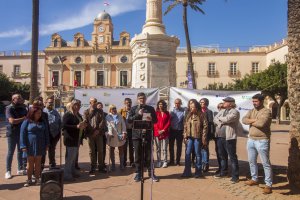Acto de la coalición en la Plaza Vieja.
