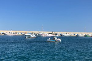 Imagen de archivo del puerto pesquero de Carboneras.