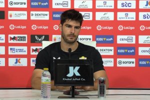 Melero en la sala de prensa del Mediterráneo este martes.