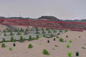 Diseño de la pasarela a cuyo proyecto le ha dado luz verde este martes el Ayuntamiento.