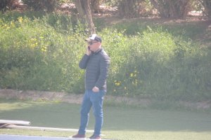El director único deportivo apareció ayer por el entrenamiento.