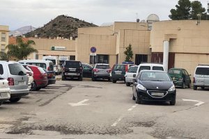 Una fotografía del Centro de Salud de Albox años atrás.