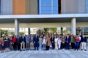 Consejera Carmen Crespo con el equipo de Agua de la CAPADR