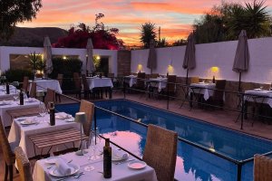 Uno de los espacios del Hotel Mikasa y Restaurante La Villa.