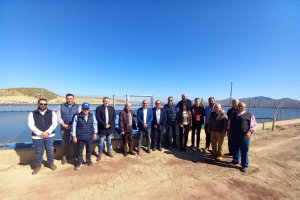 Antonio Mena visita las actuaciones de la Comunidad de Regantes y Sindicato de Cuevas del Almanzora.