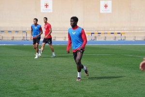 Marcian estuvo la semana pasada con Rubi en el campo Anexo del Mediterráneo.